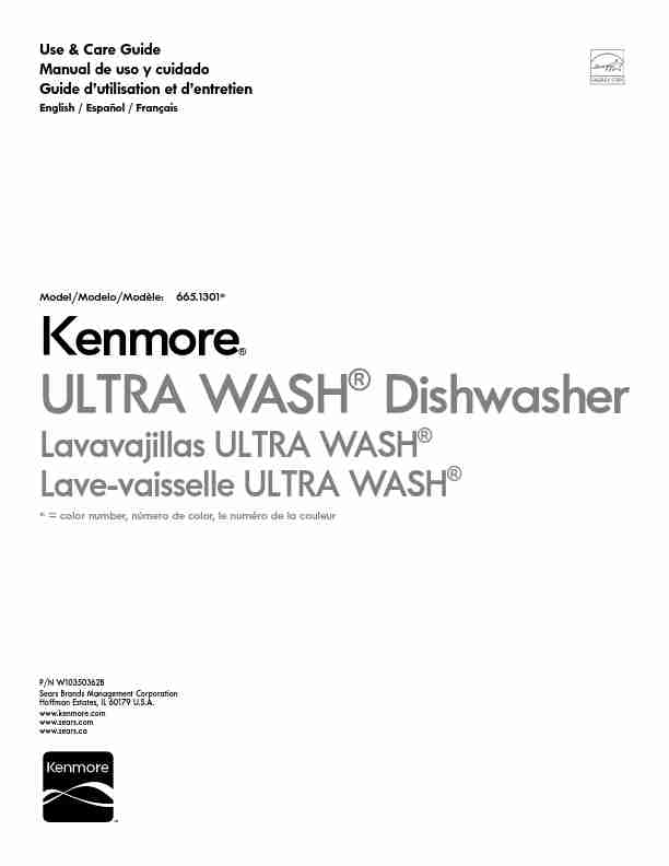 Kenmore Dishwasher 665_1301-page_pdf
